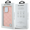 Karl Lagerfeld Hot Stamp MagSafe - Etui iPhone 16 Pro Max (różowy) (KLHMP16XPKHPORPP)