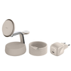 Belkin Ładowarka magnetyczna Qi2 25W, 3w1, zasilacz 45W, kremowa (WIZ040KQSD)