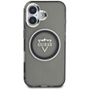 Guess IML Metal Mountain Logo MagSafe - Etui do iPhone 16 (czarny) (GUHMP16SHFGTMSLSK)