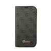 Guess 4G Metal Camera Outline Booktype Case - Etui iPhone 14 Pro (czarny) (GUBKP14LHG4SHK)