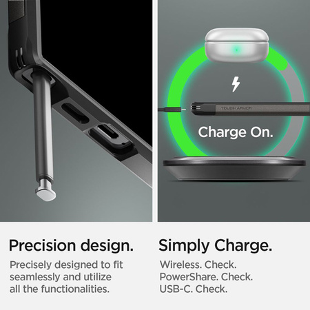 Spigen Tough Armor - Etui do Samsung Galaxy S24 Ultra (Gunmetal) (ACS07301)