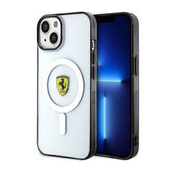 Ferrari Outline Magsafe - Etui iPhone 14 (Przezroczysty) (FEHMP14SURKT)