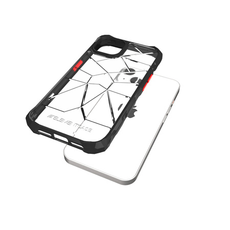 Element Case Special Ops X5 - Pancerne etui iPhone 14 (Mil-Spec Drop Protection) (Clear/Black) (EMT-322-262FQ-02)