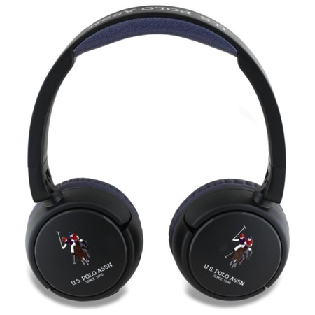 US Polo Assn DH Color Logo - Bezprzewodowe słuchawki nauszne Bluetooth V5.3 (granatowy) (USHPV6PCOV)