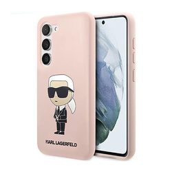 Karl Lagerfeld Silicone NFT Ikonik - Etui Samsung Galaxy S23 (różowy) (KLHCS23SSNIKBCP)
