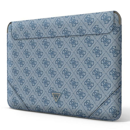 Guess 4G Uptown Triangle Logo Sleeve - Etui na notebooka 16" (niebieski) (GUCS16P4TB)