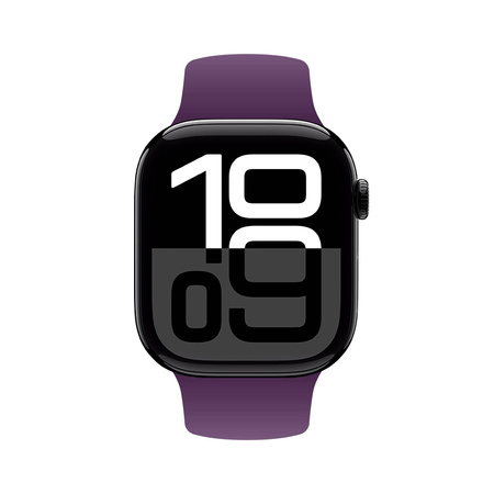 Crong Liquid - Pasek do Apple Watch 44/45/46/49 mm (śliwkowy) (CRG44LQBPLM)