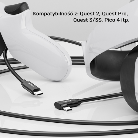 Unitek Kabel VR Link Pro USB-C do C obsługuje 5Gps i 60W (C14094ABK01-5M)