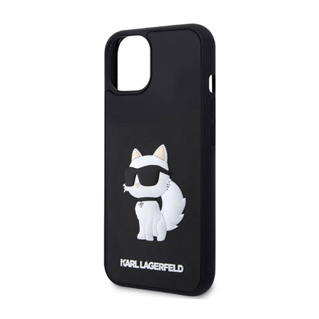 Karl Lagerfeld 3D Rubber NFT Choupette - Etui iPhone 14 (Czarny) (KLHCP14S3DRKHNK)