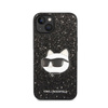 Karl Lagerfeld NFT Glitter Choupette Patch - Etui iPhone 14 Plus (czarny) (KLHCP14MG2CPK)