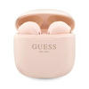 Guess True Wireless Script Logo BT5.3 - Słuchawki TWS + etui ładujące (różowy) (GUTWST26PSP)