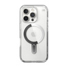 Speck Presidio Perfect-Clear ClickLock & MagSafe - Etui iPhone 16 Pro (Clear / Chrome Finish / Serene Silver) (150703-3199)