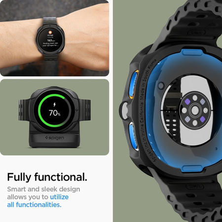 Spigen Liquid Air - Obudowa do Samsung Galaxy Watch 8 44 mm (Matte Black) (ACS09839)