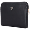 Guess Grained Zipper Pocket Triangle Logo Sleeve - Etui na notebooka 14" (czarny) (GUCS14ZPGTSPSK)