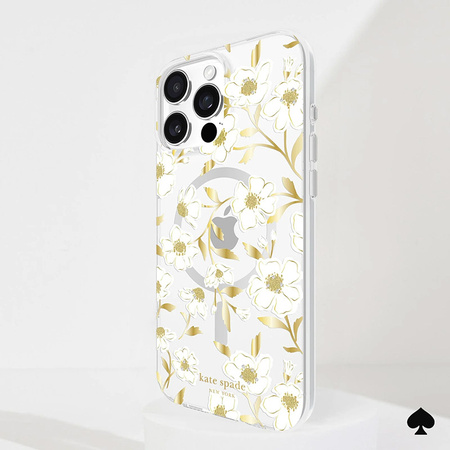 Kate Spade New York Protective Gems MagSafe - Etui iPhone 16 Pro Max (Sunshine Floral) (KS054468)