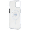 Karl Lagerfeld IML Metal Karl Head MagSafe - Etui do iPhone 15 (biały) (KLHMP15SHLSKIH)