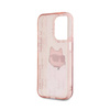 Karl Lagerfeld IML Choupette Head & Monogram - Etui iPhone 15 Pro (różowy) (KLHCP15LHKLPCHP)