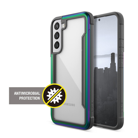 X-Doria Raptic Shield Pro - Etui Samsung Galaxy S22+ 5G (Antimicrobial Protection) (Iridescent) (463133)