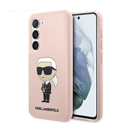 Karl Lagerfeld Silicone NFT Ikonik - Etui Samsung Galaxy S23+ (różowy) (KLHCS23MSNIKBCP)