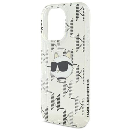 Karl Lagerfeld IML Choupette Head Electroplated - Etui iPhone 16 Pro (przezroczysty) (KLHCP16LHKLPCHT)