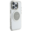 Guess IML Metal Colored Circle Classic Logo MagSafe - Etui do iPhone 16 Pro (szary) (GUHMP16LHTDRCEDG)