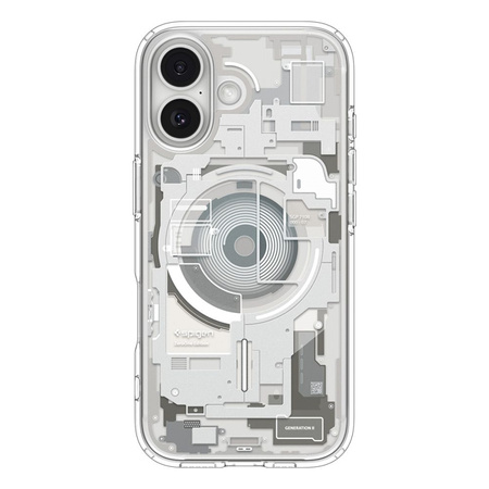 Spigen Ultra Hybrid Mag MagSafe - Etui do iPhone 17 (Zero One Natural Titanium) (ACS10386)