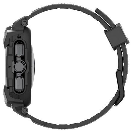 Spigen Rugged Armor Pro - Pasek + etui do Samsung Galaxy Watch Ultra 47 mm (Matte Black) (ACS08427)