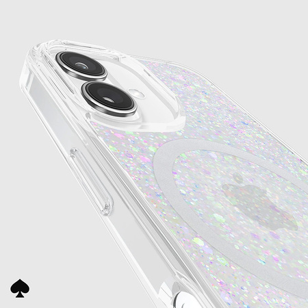 Kate Spade New York Protective MagSafe - Etui iPhone 16 (Chunky Glitter) (KS054948)