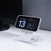 Crong MagSpot Stand - Ładowarka bezprzewodowa 2w1 z MagSafe do iPhone i AirPods (biały) (CRG-MSS-WHT)