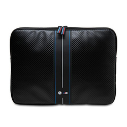BMW Carbon Blue Stripes Sleeve - Etui na notebook 13" / 14" (czarny) (BMCS14COMSCAKL)