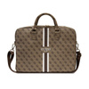 Guess 4G Printed Stripes Computer Bag - Torba na notebooka 16” (Brązowy) (GUCB15P4RPSW)