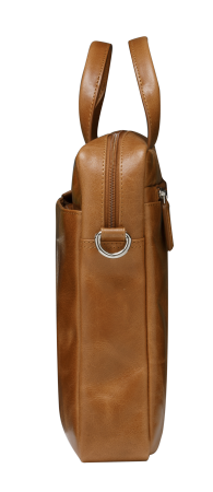 dbramante1928 Amalienborg - skórzana torba z paskiem na ramię oraz kieszenią na laptop 15" (tan) (BG15GT001488)