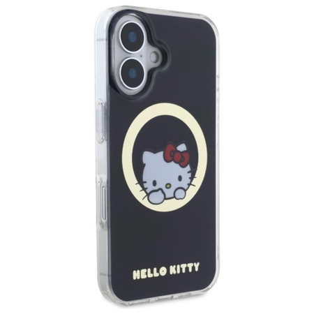 Hello Kitty IML Sweet Kitty MagSafe - Etui iPhone 16 (czarny) (HKHMP16SHSWKK)