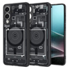Spigen Ultra Hybrid Mag MagSafe - Etui do Samsung Galaxy S25 Edge (Zero One Black) (ACS09415)