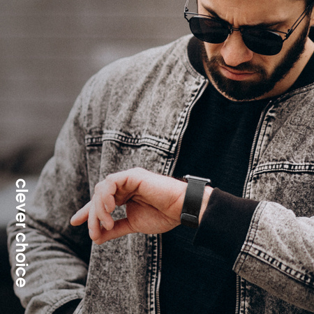 Crong Milano Steel - Pasek ze stali nierdzewnej do Apple Watch 38/40/41/42 mm (grafitowy) (CRG40MSTGRP)