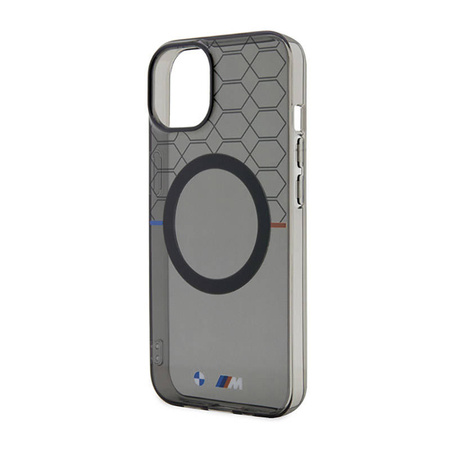 BMW Pattern MagSafe - Etui iPhone 14 Plus (Szary) (BMHMP14MHGPK)