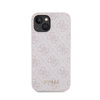 Guess 4G Metal Gold Logo - Etui iPhone 15 (różowy) (GUHCP15SG4GFPI)