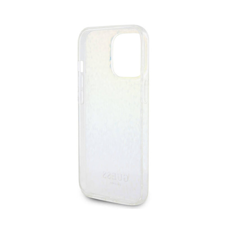 Guess IML Faceted Mirror Disco Iridescent - Etui iPhone 15 Pro Max (Iridescent) (GUHCP15XHDECMI)