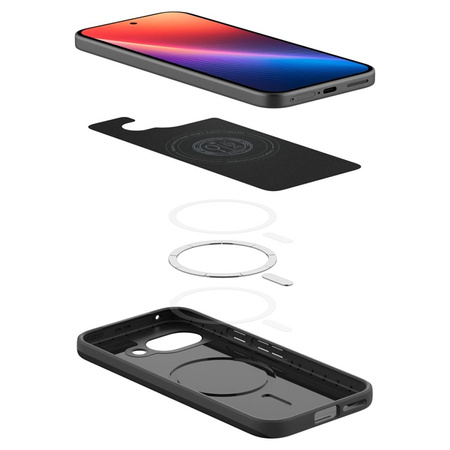 Spigen Thin Fit Mag MagSafe - Etui do Google Pixel 9a (Czarny) (ACS09037)