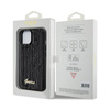 Guess Sequin Script Metal - Etui iPhone 14 (czarny) (GUHCP14SPSFDGSK)