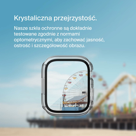 Belkin Szkło na Apple Watch 44/45mm 9/8/7/6/5/4/SE, przezroczyste (OVG004ZZCL-REV)