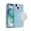 Crong Color Cover Magnetic - Etui iPhone 15 MagSafe (niebieski) (CRGCOLRMIP1561LBLU)