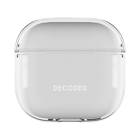 Decoded Silicone Aircase - silikonowa obudowa ochronna do AirPods 4 gen. (transparent) (D25AP4C1TT)