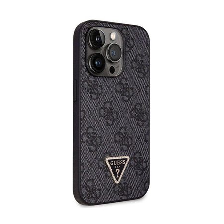 Guess Crossbody 4G Metal Logo - Etui iPhone 14 Pro (czarny) (GUHCP14LP4TDSCPK)