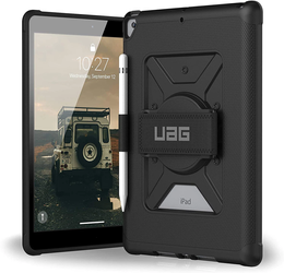 UAG Metropolis Hand Strap - obudowa ochronna z uchwytem do Apple Pencil oraz uchwytem na dłoń do iPad 10.2" 7/8/9 generacja (wersja OEM) (12191LB14040)