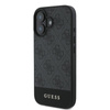 Guess 4G Bottom Stripe - Etui iPhone 16 Plus (szary) (GUHCP16MG4GLGR)
