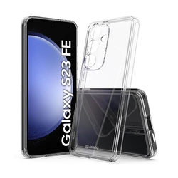 Crong Crystal Shield Cover - Etui Samsung Galaxy S23 FE (przezroczysty) (CRGCSHCSGS23FETRS)