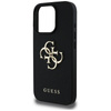 Guess Grained Big 4G Logo Small Classic Logo - Etui do iPhone 16 Pro Max (czarny) (GUHCP16XPGT4MBK)