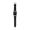 Karl Lagerfeld Saffiano Monogram - Pasek do Apple Watch 42/44/45/49 mm (czarny) (KLAWLSAKLHPK)