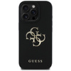 Guess Grained Big 4G Logo Small Classic Logo - Etui do iPhone 16 Pro (czarny) (GUHCP16LPGT4MBK)